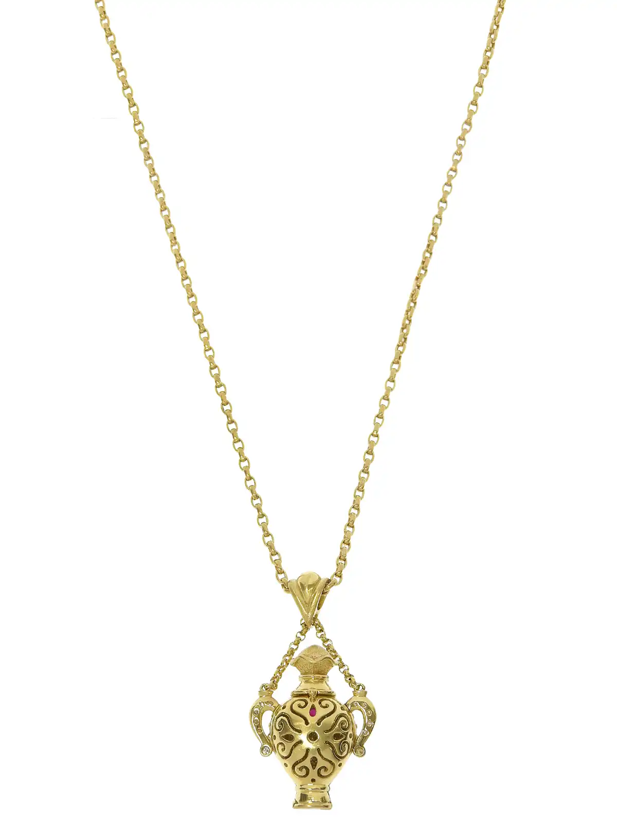 VOGUE BIJOUX ボーグビジュー ゴールド レッドカラー ネックレス VOGUEBIJOUX/ヴォーグビジュー ネックレス - メルカリ